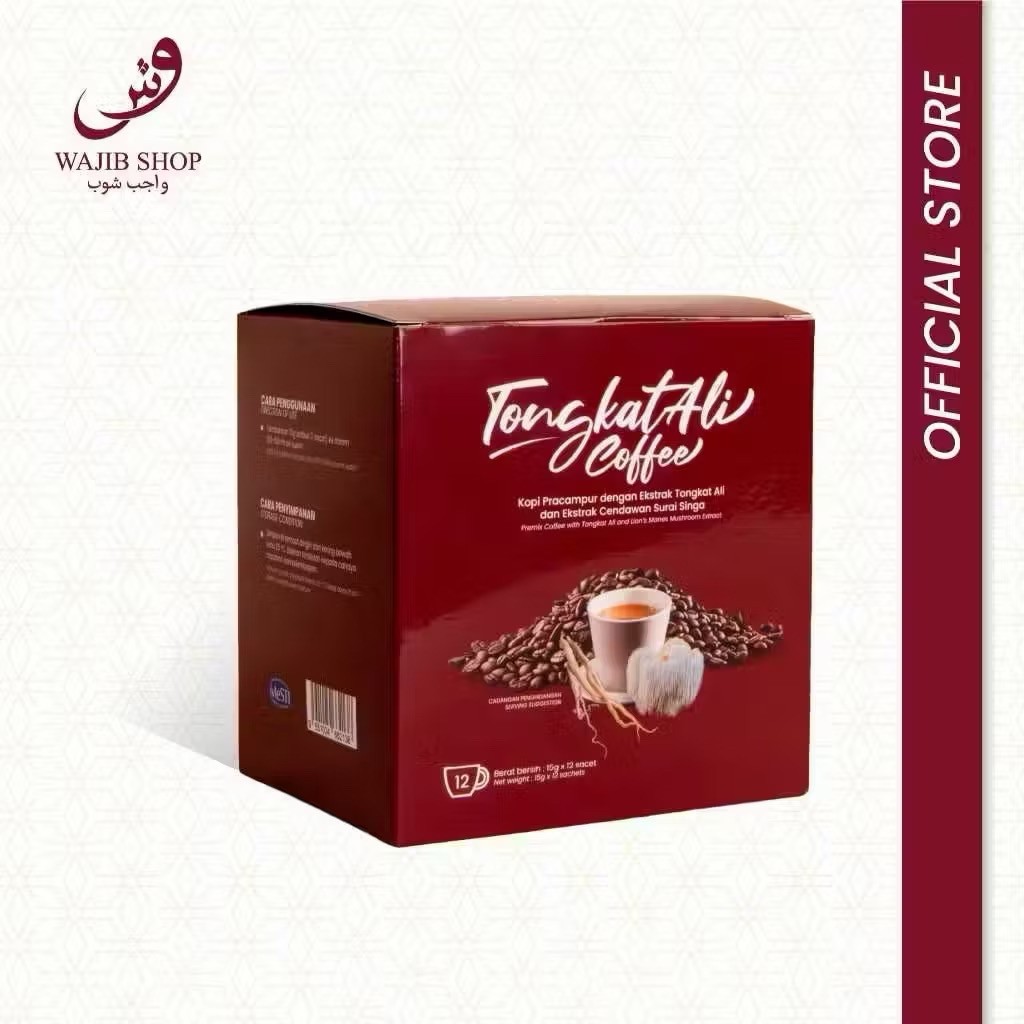 Kotak sebenar Wajib Tongkat Ali Coffee Official Store
